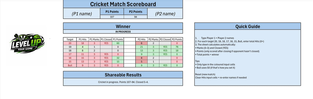 Ultimate Darts Scoring Pack