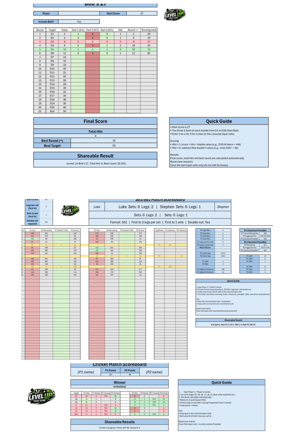 The 20-Week Darts Training Bundle