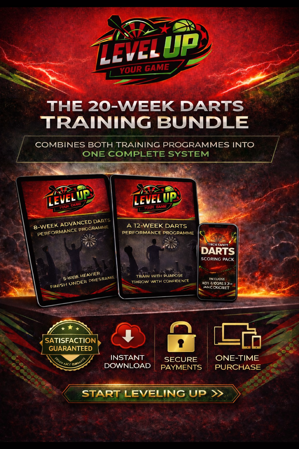 The 20-Week Darts Training Bundle